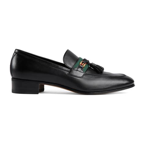 gucci loafer with web and interlocking g|Gucci g loafers.